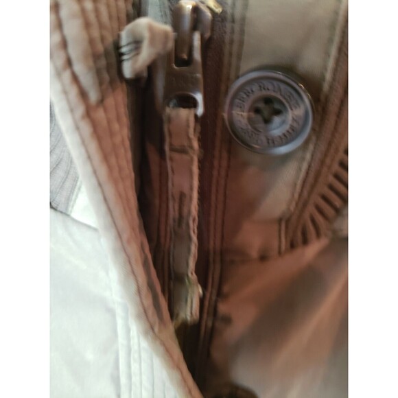 Abercrombie & Fitch 3-in-1 Olive Utility Parka Jacket Sherpa Lined Fur Hood Coat - Picture 12 of 12